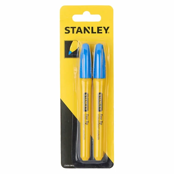 Castorama Marqueur à Pointe Fine Bleu Stanley – 2 Pièces soldes de Noël 1