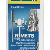 Vente Castorama Rivets Haute Performance Rapid Ø3.2x8mm 7