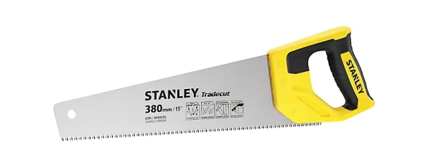 design à la mode Castorama Scie Tradecut Stanley 380 Mm – 7 TPI 1